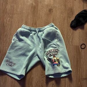 Light Blue Men's Athletic Shorts